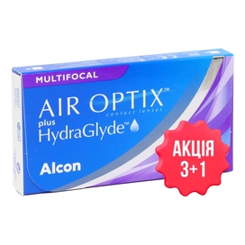 Контактні лінзи Air Optix™ Plus Hydraglyde™ Multifocal (3 шт.)